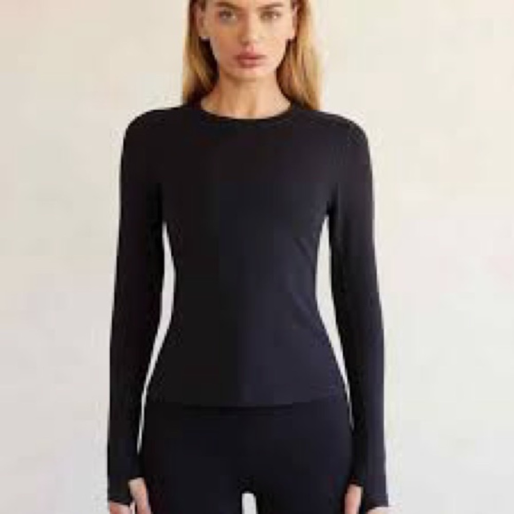 Classic Black Long Sleeve Top basics